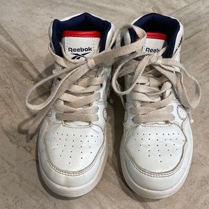 Reebok white high top sneakers boys size 12